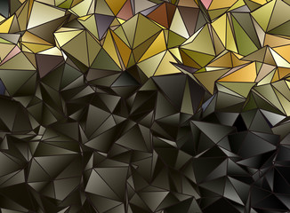 Abstract Low-Poly triangular modern background