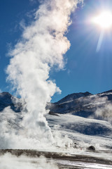 Fototapeta na wymiar El Tatio geysers in Chile