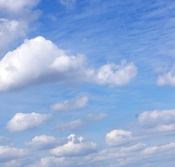 Obraz premium heaven, screen background,himmel, cloud, blau, weiß, natur, day, sommer, wetter, wolkengebilde, bewölkt, licht, luft, heaven, atmosphäre, flaumig, schön, schönheit, cumulus, sonne, farbe, 