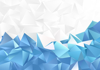 Fototapeta premium Triangular 3d, modern background