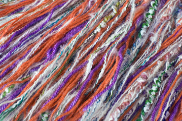 Colorful threads for knitting