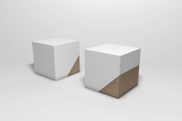  Cardboard boxes. 3D