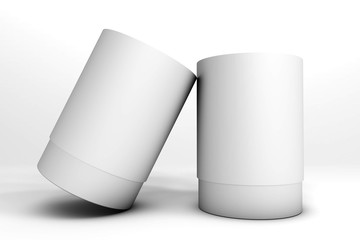 Cylindrical cardboard packaging