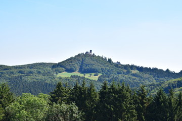 Eifellandschaft bei Adenau und Nürburg
