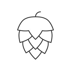 Hop outline icon
