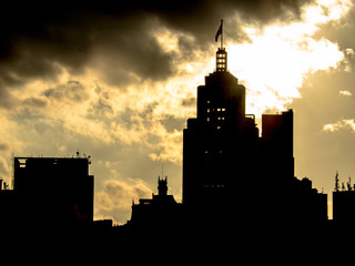 skyline of downtown Sao Paulo