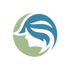 Beauty salon abstract sign