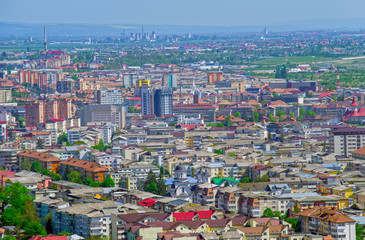 Aerial urban landscape