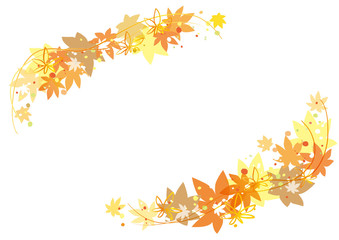 紅葉 秋ポスター 横 小