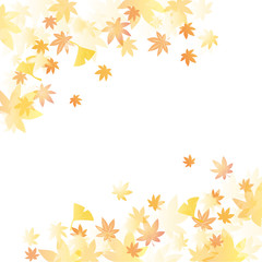 紅葉 可愛い 白