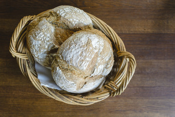 Homemade fresh bread