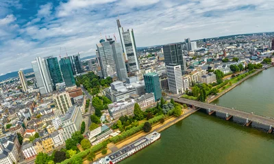Innenstadt Frankfurt Luftbild © Mathias Weil