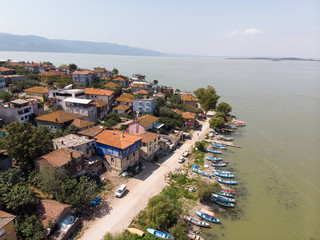 Aerial View of Golyazi Peninsula at Bursa / Turkey