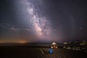 Odpoczynek pod drogą mleczną © Robert