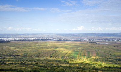 Fototapeta na wymiar Summer landscape panorama