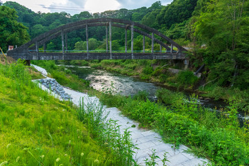 Fototapeta premium 湯川広戸橋