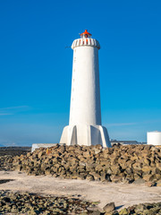 New active Akranes lighthouse, Iceland