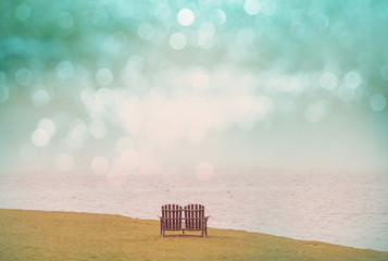 Chairs on the lake