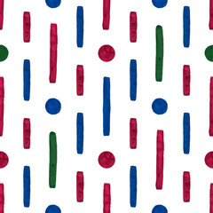 Abstract hand painted seamless pattern. Background in modern style for wallpaper, wrapping paper, textile design, surface, fabric.