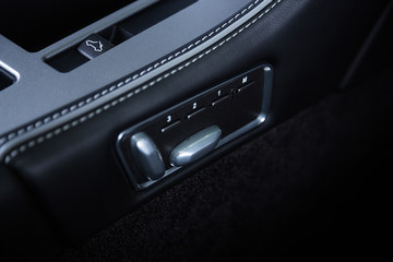 Fototapeta premium Automatic car seat control panel