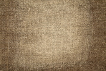 Natural linen material textile canvas texture background