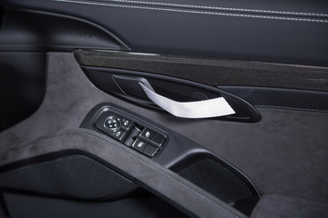 Naklejka premium Door handle of lightweight super car