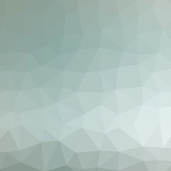 Brown, grey and green triangle polygon in square shape background illustration.