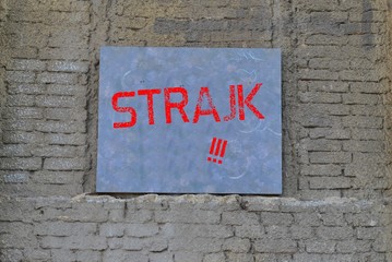 Fototapeta premium Strajk