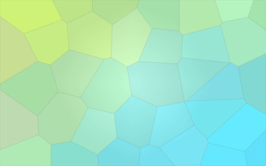 Stunning abstract illustration of yellow and green blue pastel Gigant hexagon. Stunning background for your project.