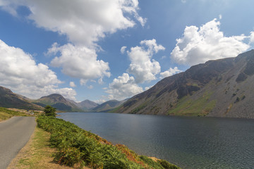 Lakeside And Mountains