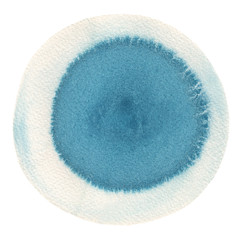 Abstract watercolor hand paint texture, isolated on white background