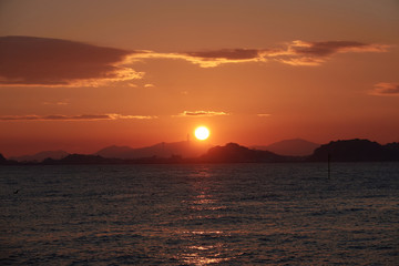 羽豆岬の初日の出