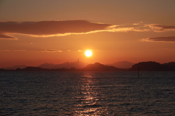 羽豆岬の初日の出