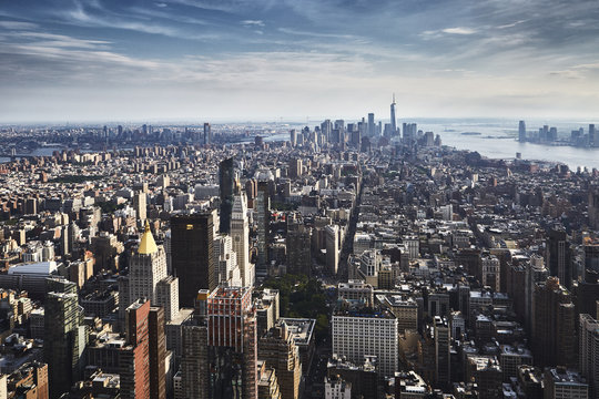 View of magnificent metropolitan city