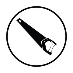 Hand saw icon
