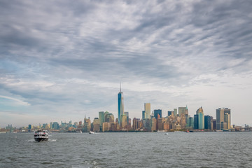 Obraz premium New York City Landscape of the Financial District 