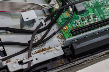 Part computer and white space,Blur,Background,