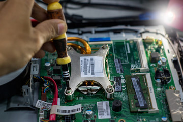 Part computer and white space,Blur,Background,