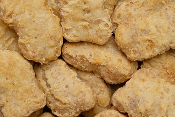 chicken nuggets on a plate