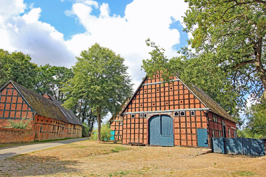 Rundlingsh&auml;user im Wendland (Jabel, Niedersachsen)