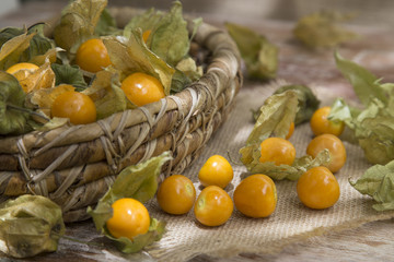 rich cape gooseberry juice, rich in vitamin C - Physalis peruviana