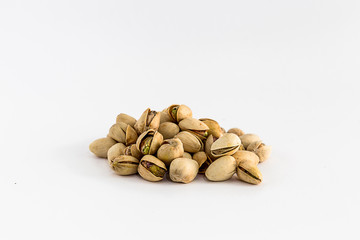 Pistachio on White Background
