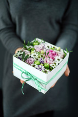 nice buquet in the hands