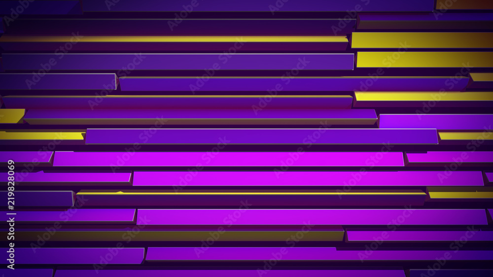 Poster abstract colorful horizontal shutter