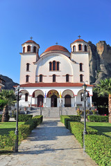 Orthodox church in Kalampaka town, Greece