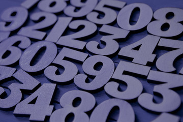 Background of numbers. from zero to nine. Background with numbers. Numbers texture
