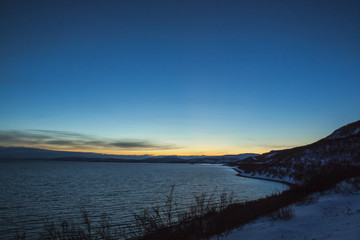 the sky on a polar night