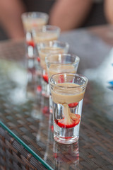 Colorful shots called orgasms