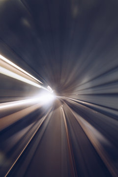 Blur of fast speed motion