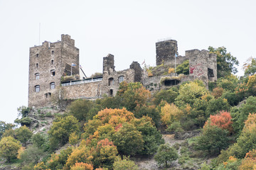 Obraz premium Sight & Castles along the Rhine River, Germany